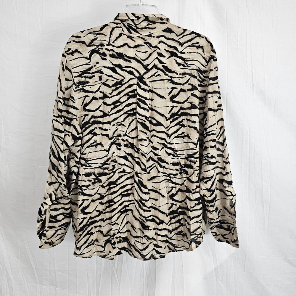 RAILS Josephine Animal Printed Button-front Top I… - image 5